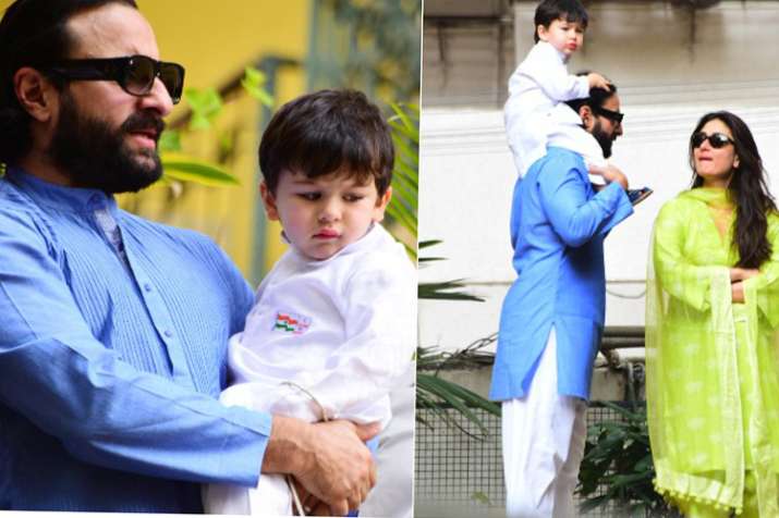 Kareena Kapoor Khan, Saif Ali Khan, Taimur Ali Khan... Kareena Kapoor Khan, Saif Ali Khan, Taimur Ali Khan...- India TV