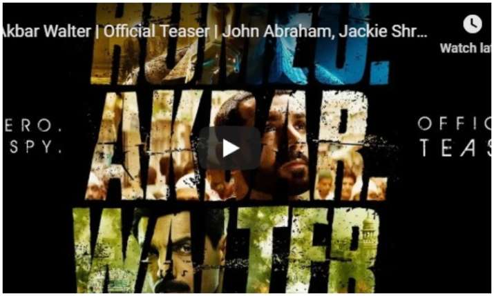 teaser of Romeo Akbar Walter teaser of Romeo Akbar Walter- India TV