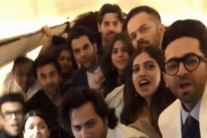 Ranbir Kapoor Alia Bhatt Ranveer Singh and many more stars promte Vicky Kaushal Uri watch video Ranbir Kapoor Alia Bhatt Ranveer Singh and many more stars promte Vicky Kaushal Uri watch video- India TV