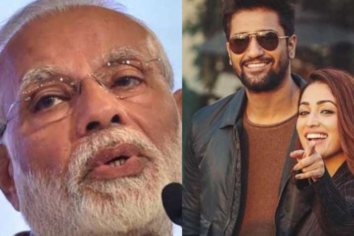 PM Narendra Modi asks in a event How's the Josh Uri stars Vicky Kaushal Yami Gautam says High Sir PM Narendra Modi asks in a event How's the Josh Uri stars Vicky Kaushal Yami Gautam says High Sir- India TV
