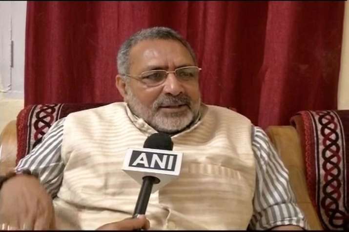 Giriraj Singh's statement on Mamta Banerjee Giriraj Singh's statement on Mamta Banerjee- India TV