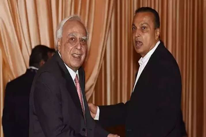 BJP lashes out at Congress after Kapil Sibal defends Anil Ambani’s company in court BJP lashes out at Congress after Kapil Sibal defends Anil Ambani’s company in court- India TV