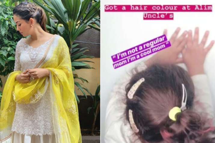 Mira Rajput reacts on trolls over colouring daughter Misha's hair Mira Rajput reacts on trolls over colouring daughter Misha's hair- India TV