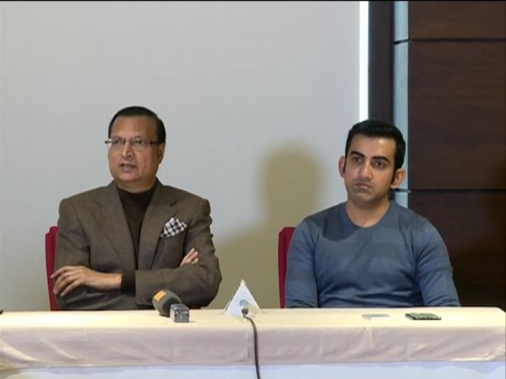 DDCA President Rajat Sharma along with former India cricketer Gautam Gambhir DDCA President Rajat Sharma along with former India cricketer Gautam Gambhir- India TV