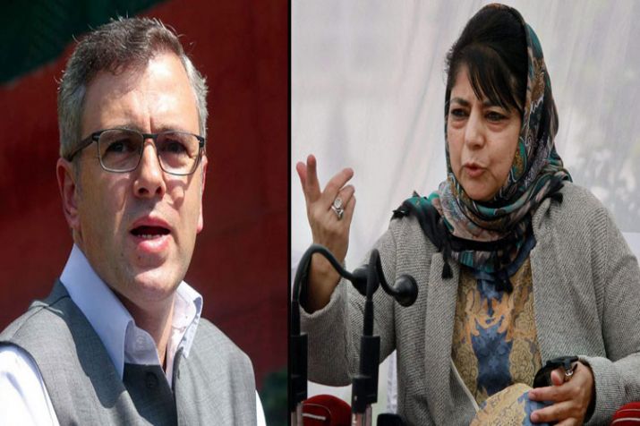 Omar abdullah and mehbooba Mufti Omar abdullah and mehbooba Mufti- India TV
