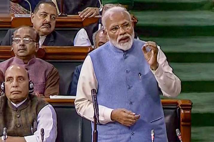 PM Narendra Modi Speech In Loksabha PM Narendra Modi Speech In Loksabha- India TV