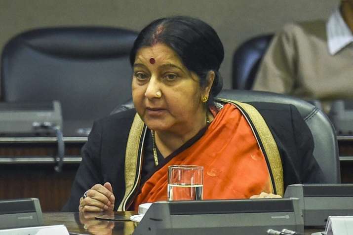 Sushma Swaraj speaks to counterparts in US, China,... Sushma Swaraj speaks to counterparts in US, China,...- India TV