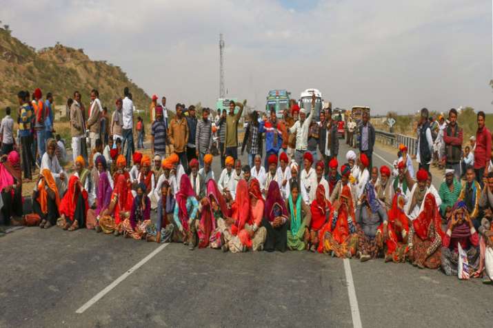 Gurjar Protest Rajasthan Gurjar Protest Rajasthan- India TV