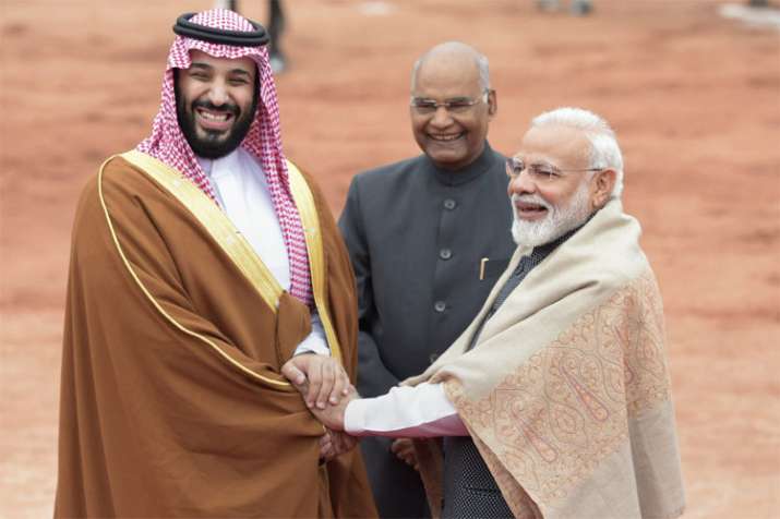 Saudi Prince Mohammed bin Salman gets ceremonial welcome | PTI Saudi Prince Mohammed bin Salman gets ceremonial welcome | PTI- India TV