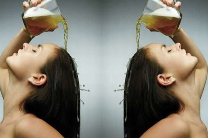 beer hair wash beer hair wash- India TV