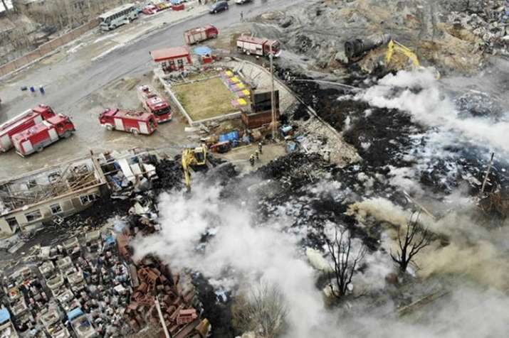 Death toll from east China factory blast jumps to 44, tells State media | AP Death toll from east China factory blast jumps to 44, tells State media | AP- India TV
