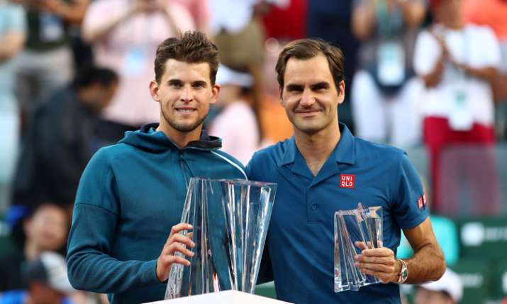 Indian Wells: फाइनल में रोजर फेडरर को हराकर डोमिनिक थीम ने जीता खिताब Indian Wells: फाइनल में रोजर फेडरर को हराकर डोमिनिक थीम ने जीता खिताब- India TV