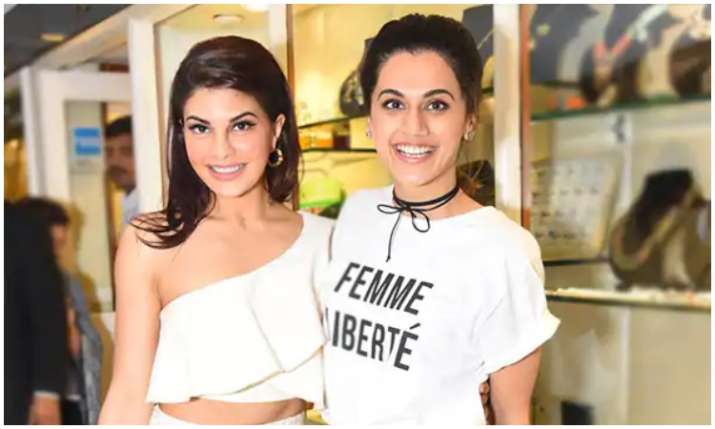 jacqueline fernandez and taapsee pannu jacqueline fernandez and taapsee pannu- India TV