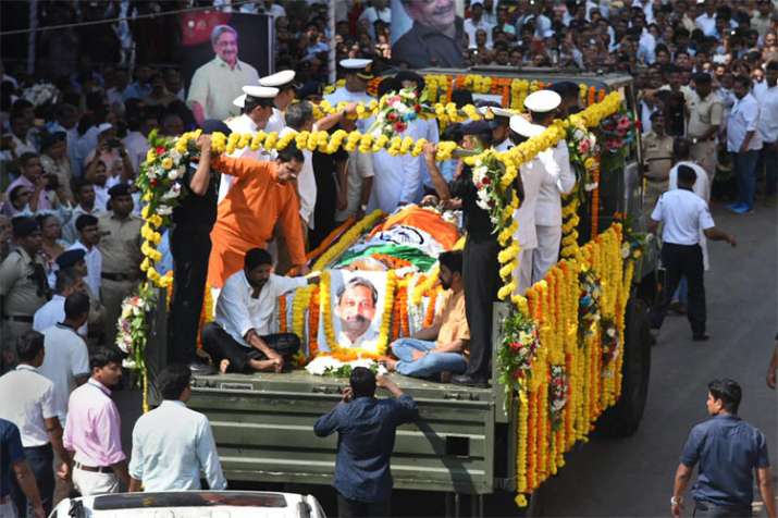 Mortal remains of Goa Chief Minister Manohar Parrikar | PTI Mortal remains of Goa Chief Minister Manohar Parrikar | PTI- India TV