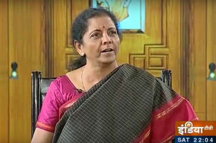Nirmala Sitharaman in Aap ki Adalat Nirmala Sitharaman in Aap ki Adalat- India TV