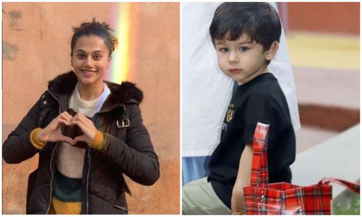 Taapsee pannu and taimur ali khan Taapsee pannu and taimur ali khan- India TV