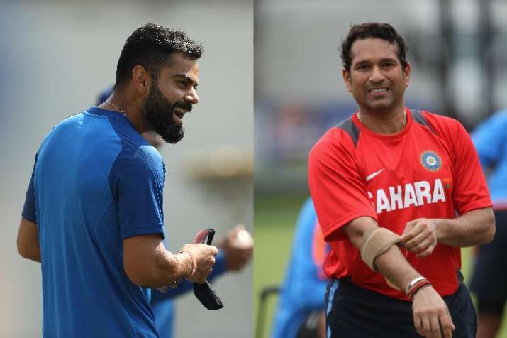 Virat Kohli And Sachin Tendulkar Virat Kohli And Sachin Tendulkar- India TV