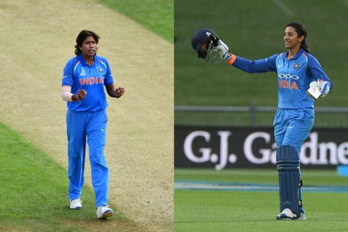 वनडे रैंकिंग में टॉप पर पहुंची झूलन गोस्वामी, मंधाना भी नंबर वन पर बरकरार वनडे रैंकिंग में टॉप पर पहुंची झूलन गोस्वामी, मंधाना भी नंबर वन पर बरकरार- India TV