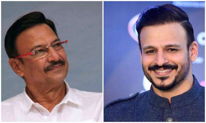 Suresh oberoi and vivek oberoi Suresh oberoi and vivek oberoi- India TV