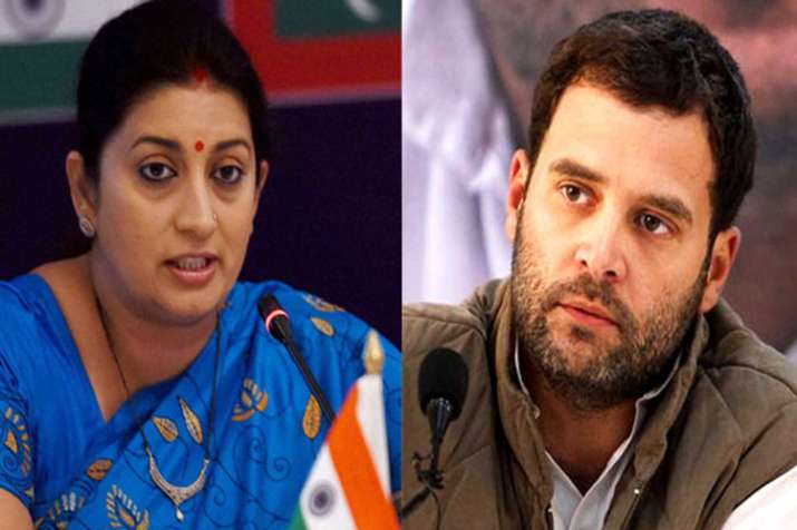 Smriti Irani reacts to Rahul Gandhi's Statement Smriti Irani reacts to Rahul Gandhi's Statement - India TV