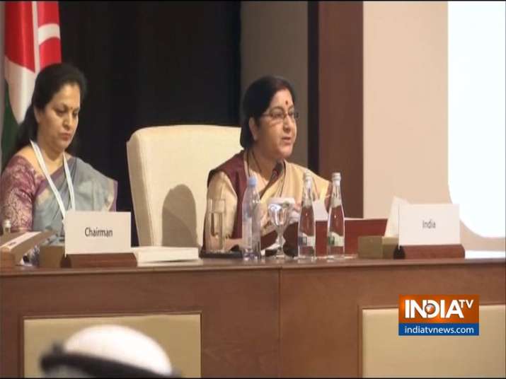 Sushma Swaraj at OIC Sushma Swaraj at OIC- India TV