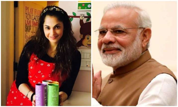 Isha Koppikar and PM Modi Isha Koppikar and PM Modi- India TV