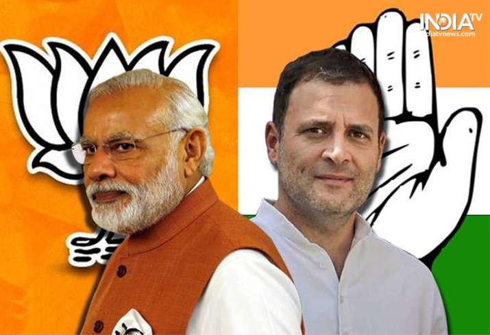 BJP leads over Congress in declaring candidate names for Lok Sabha seats BJP leads over Congress in declaring candidate names for Lok Sabha seats- India TV