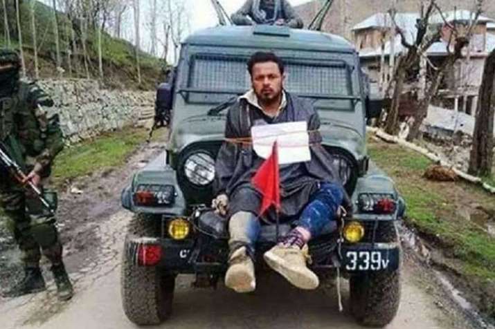 Used as 'human shield' last time Kashmir voted to elect... Used as 'human shield' last time Kashmir voted to elect...- India TV