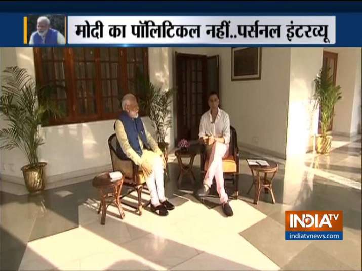 PM modi interview with Akshay kumar PM modi interview with Akshay kumar- India TV