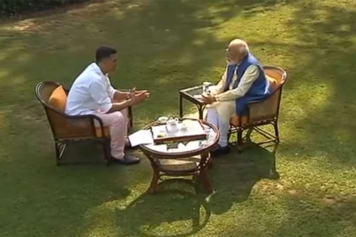 Akshay Kumar interview with PM Narendra Modi | ANI Akshay Kumar interview with PM Narendra Modi | ANI- India TV