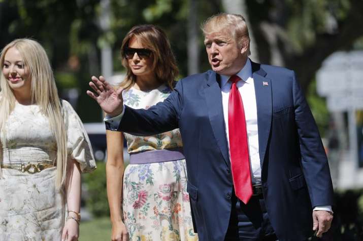 President Donald Trump, right, with first lady Melania... President Donald Trump, right, with first lady Melania...- India TV