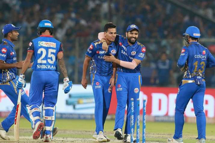 IPL 2019, DC vs MI: पांड्या ब्रदर्स का ऑलराउंड प्रदर्शन, मुंबई इंडियंस ने रोका दिल्ली कैपिटल्स का वि IPL 2019, DC vs MI: पांड्या ब्रदर्स का ऑलराउंड प्रदर्शन, मुंबई इंडियंस ने रोका दिल्ली कैपिटल्स का वि- India TV