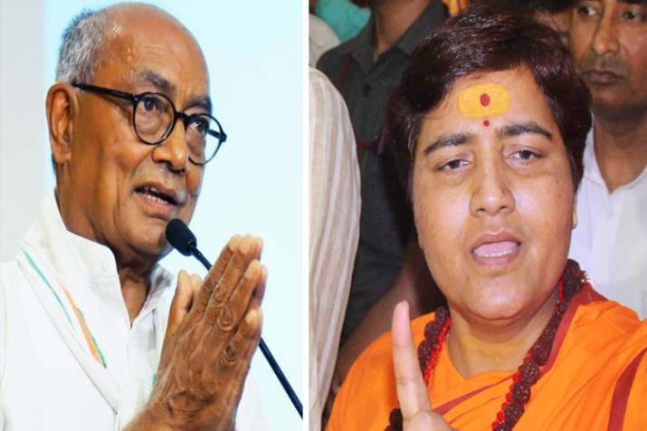 मध्य प्रदेश के भोपाल में भगवा की जय या इस बार दिग्विजय? मध्य प्रदेश के भोपाल में भगवा की जय या इस बार दिग्विजय?- India TV
