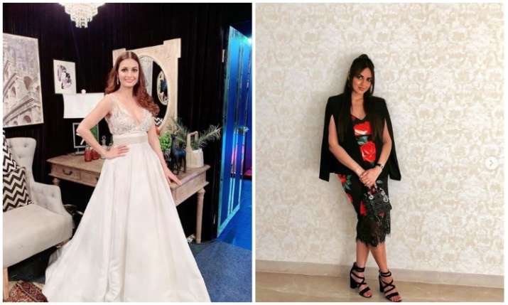 Dia mirza and esha deol Dia mirza and esha deol- India TV