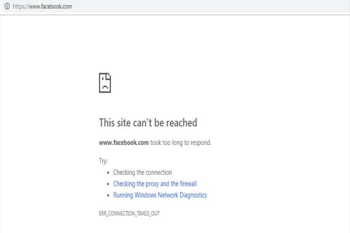 Facebook, Instagram and Whatsapp users across the globe face service disruptions Facebook, Instagram and Whatsapp users across the globe face service disruptions- India TV