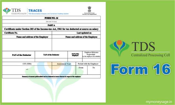 form 16 form 16- India TV Paisa