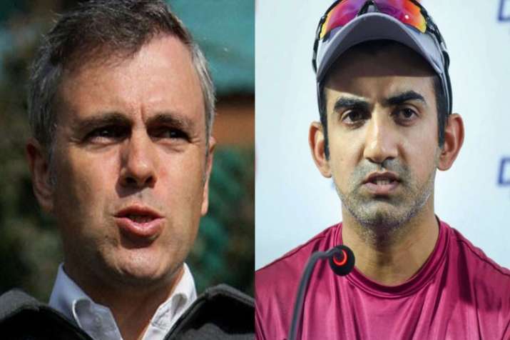 Gautam Ganbhir targates Omar Abdullah Gautam Ganbhir targates Omar Abdullah- India TV