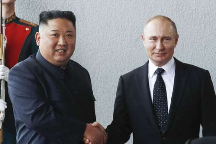Kim Jong Un needs international security guarantees to give up nuclear arsenal, says Vladimir Putin Kim Jong Un needs international security guarantees to give up nuclear arsenal, says Vladimir Putin - India TV
