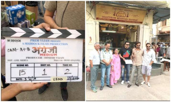 Shooting begins of Angrezi medium Shooting begins of Angrezi medium- India TV