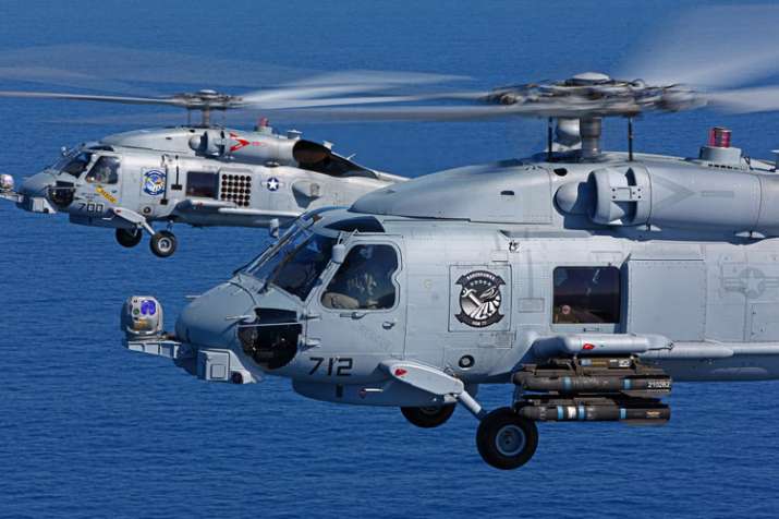 United Sates approves sale of 24 MH-60 Romeo Seahawk anti-submarine helicopters to India United Sates approves sale of 24 MH-60 Romeo Seahawk anti-submarine helicopters to India- India TV