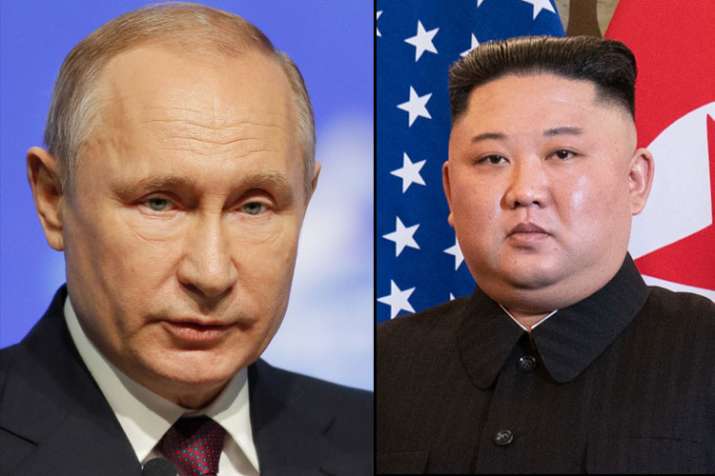 Vladimir Putin and Kim Jong Un Vladimir Putin and Kim Jong Un - India TV