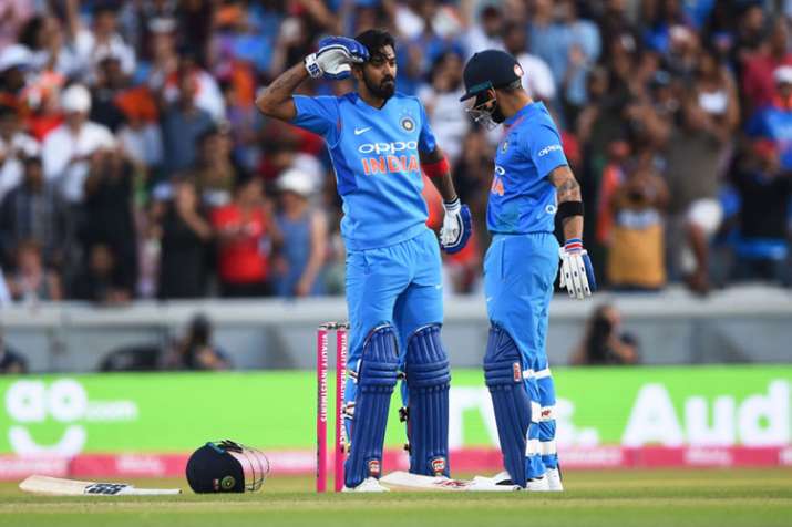 Chris Gayle Said KL Rahul Is an Olny Playe Who Can match Kohli's achievements Chris Gayle Said KL Rahul Is an Olny Playe Who Can match Kohli's achievements- India TV