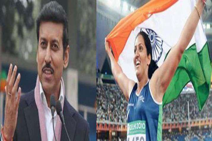 Congress fields Commonwealth gold medalist against BJP's Olympic medal winner candidate Congress fields Commonwealth gold medalist against BJP's Olympic medal winner candidate- India TV