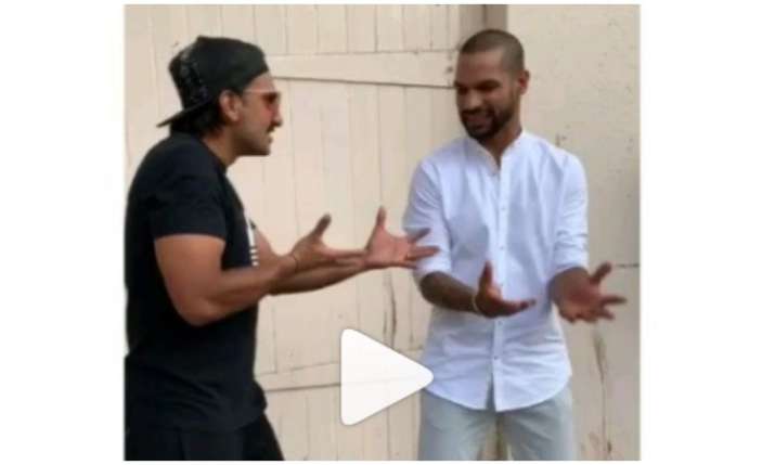 Ranveer singh and shikhar dhawan Ranveer singh and shikhar dhawan- India TV