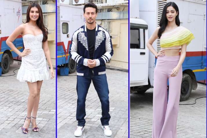 Tiger Shroff , Tara Sutaria, ananya pandey Tiger Shroff , Tara Sutaria, ananya pandey- India TV