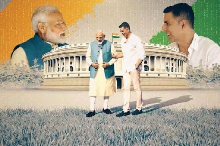 Akshay kumar has done video interaction with Pm Modi Akshay kumar has done video interaction with Pm Modi- India TV
