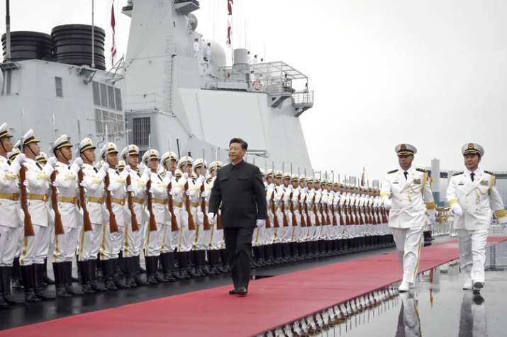 Chinese Military silent on missing Pakistan naval ships at fleet review | AP Chinese Military silent on missing Pakistan naval ships at fleet review | AP- India TV