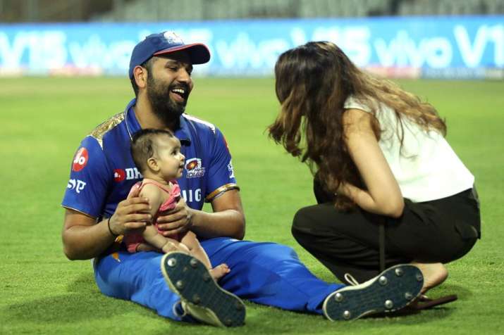 Rohit Sharma Dedicate his Half Century to daughter Rohit Sharma Dedicate his Half Century to daughter- India TV