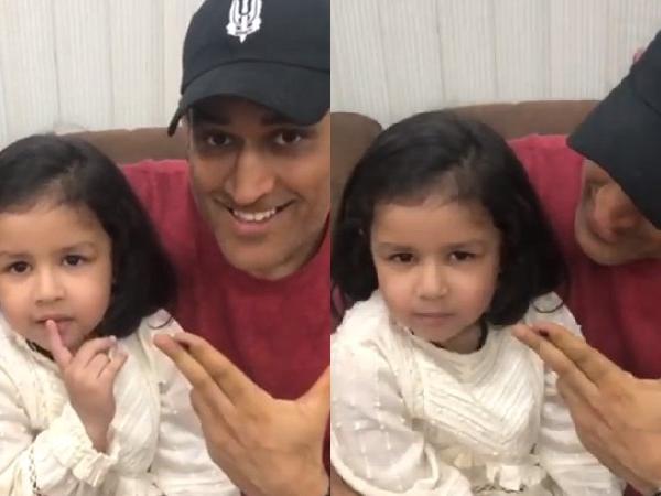 MS Dhoni Daughter Ziva Appeal for vote in lok sabha election MS Dhoni Daughter Ziva Appeal for vote in lok sabha election- India TV