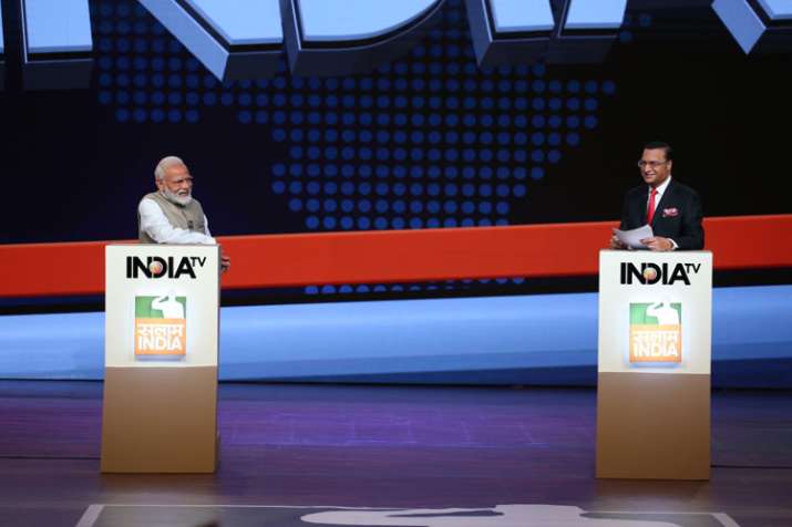 PM Modi latest interview with India TV chairman and... PM Modi latest interview with India TV chairman and...- India TV